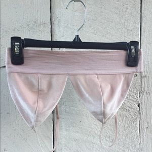Guess Pink Velvet Bralette